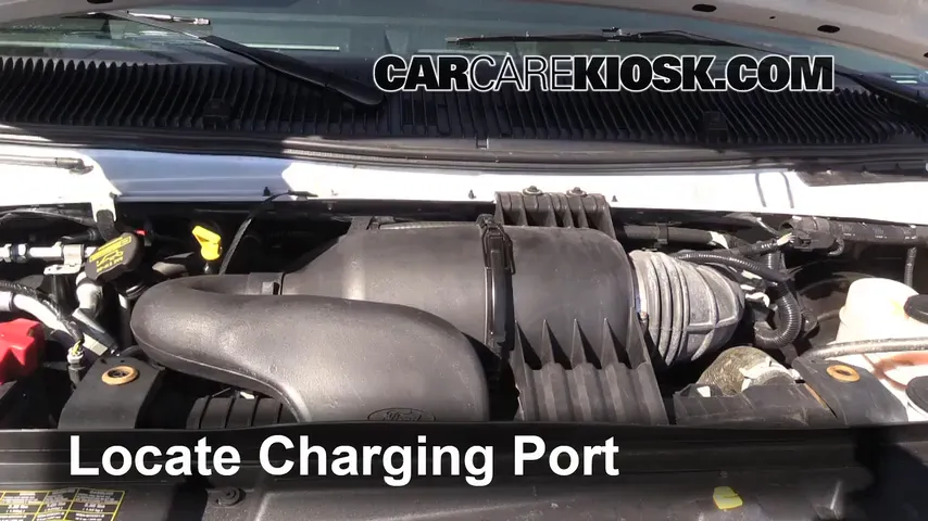 2013 Ford E-350 Super Duty XLT 5.4L V8 FlexFuel Standard Passenger Van Air Conditioner Recharge Freon